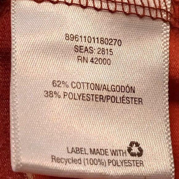 Northwest Territory Mens 2 XL Short Sleeve Burgundy/Salmon T- Shirt - Picture 6 of 6